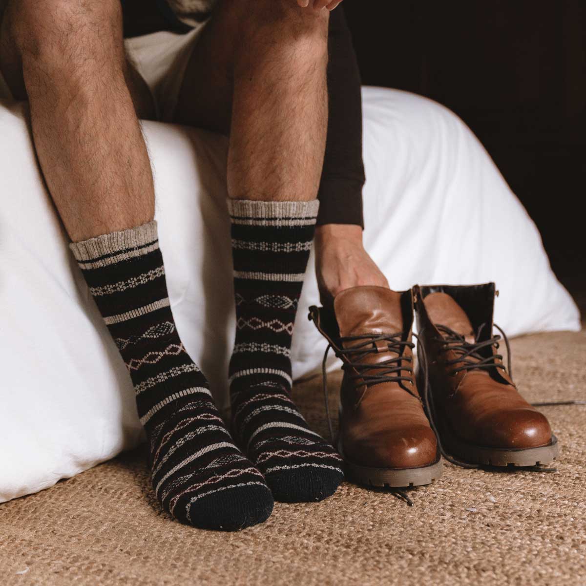 Nordic Socks Made From Merino Wool