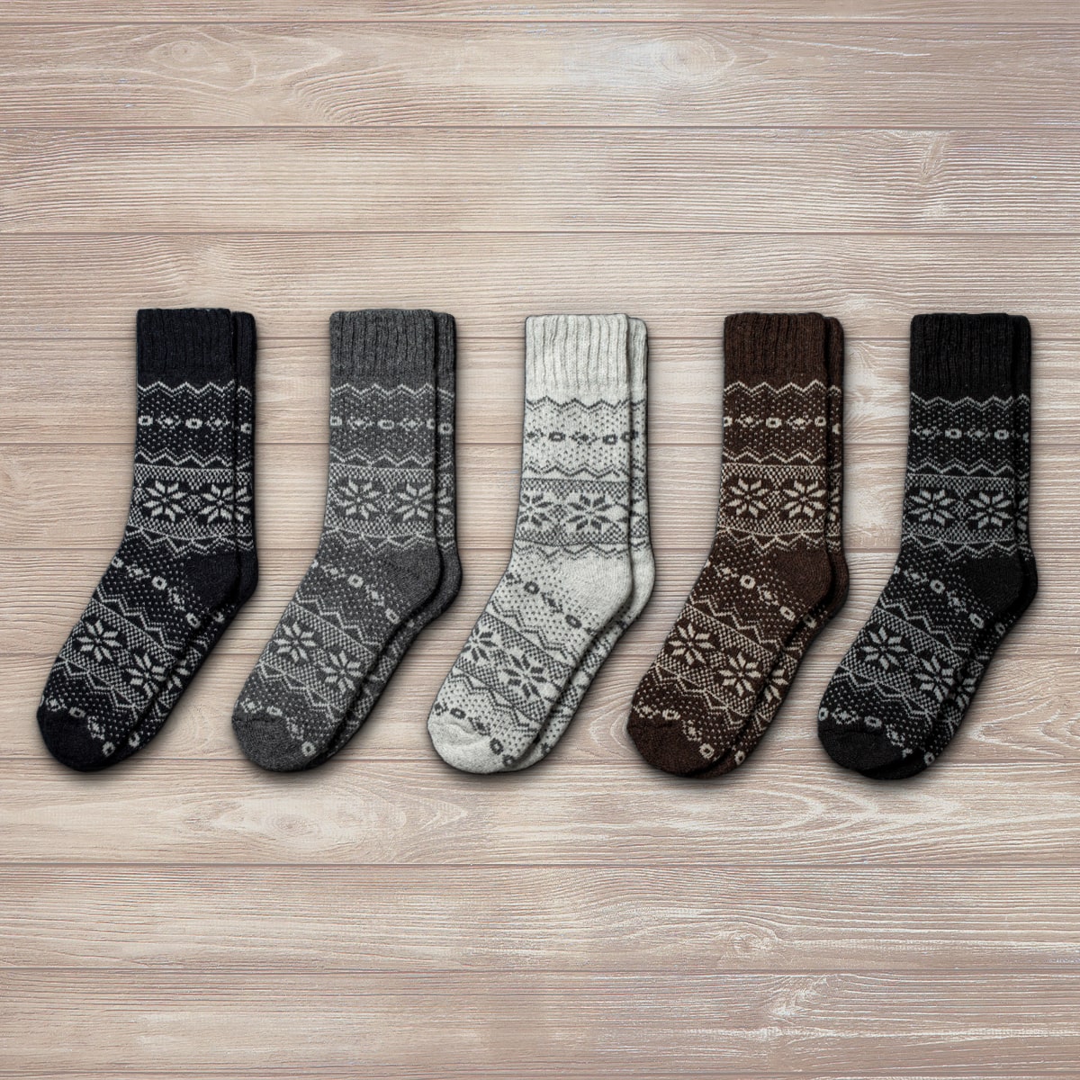 Bergen Wool (5 pairs) - Nordic Socks CA